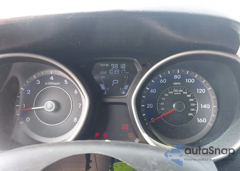 2012 Hyundai Elantra Gls (Ulsan Plant) from USA, damaged, VIN KMHDH4AE7CU461684